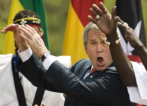 El baile africano de Bush